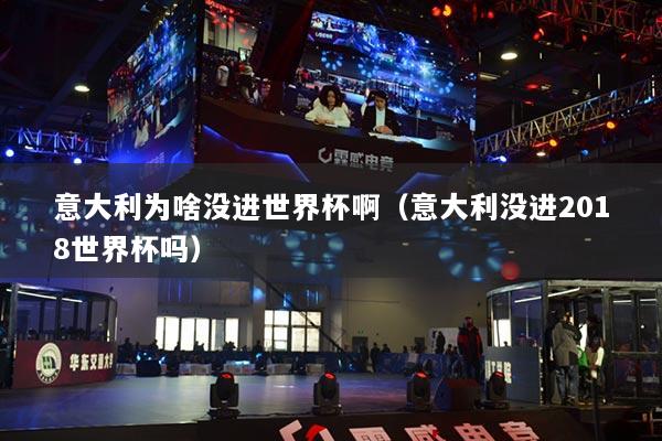 意大利为啥没进世界杯啊（意大利没进2018世界杯吗）