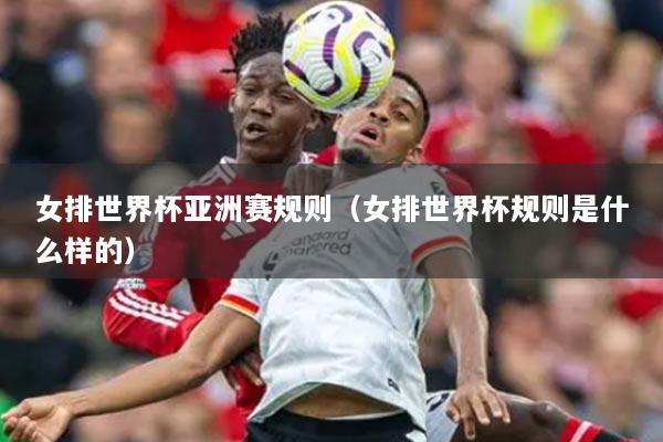 女排世界杯亚洲赛规则(女排世界杯规则是什么样的)
