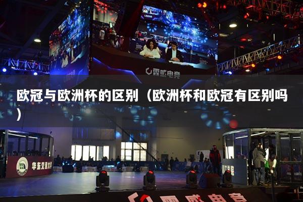 欧冠与欧洲杯的区别(欧洲杯和欧冠有区别吗)