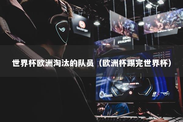 世界杯欧洲淘汰的队员（欧洲杯踢完世界杯）