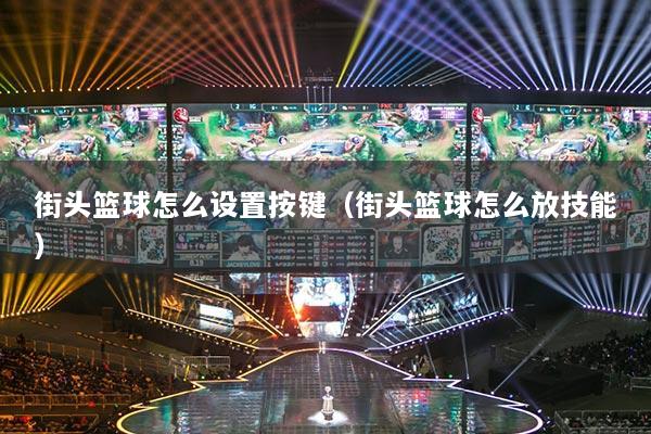 街头篮球怎么设置按键（街头篮球怎么放技能）