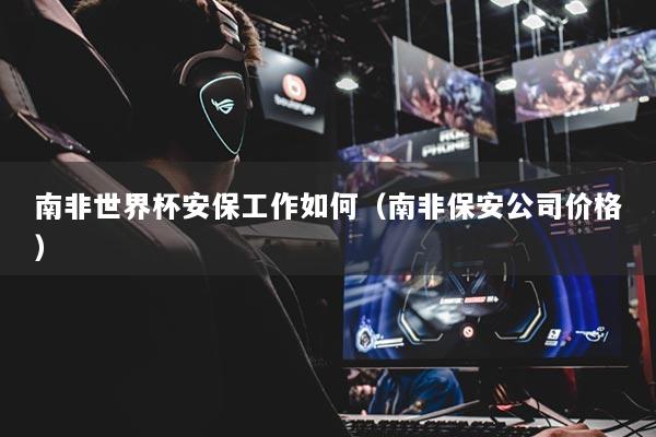 南非世界杯安保工作如何（南非保安公司价格）